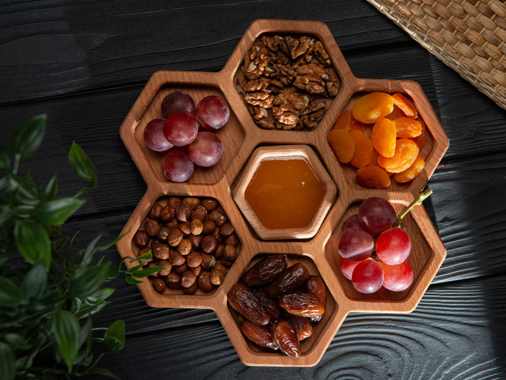 Менажница соты с одной соусницей Соты (Р) (Изображение 12)