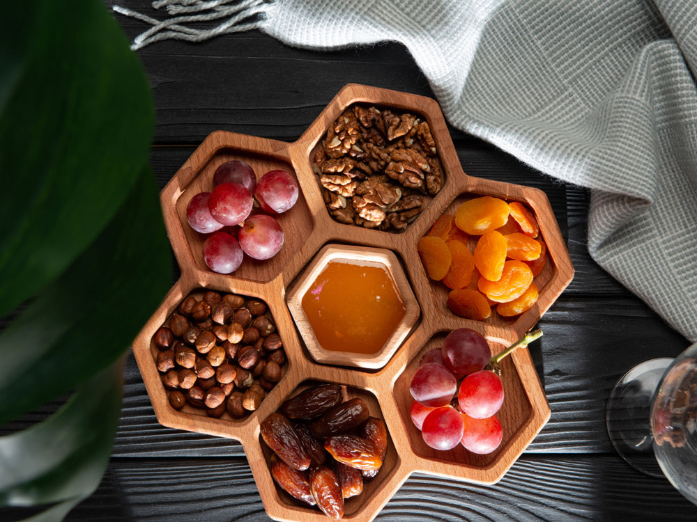 Менажница соты с одной соусницей Соты (Р) (Изображение 14)