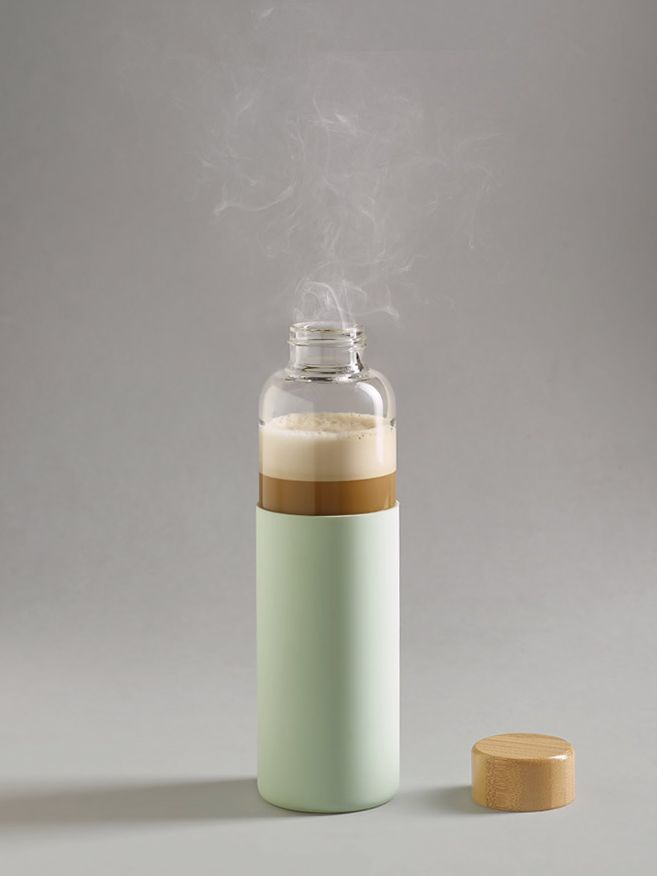 Бутылка для воды Dakar, прозрачная с зеленым (Изображение 3)