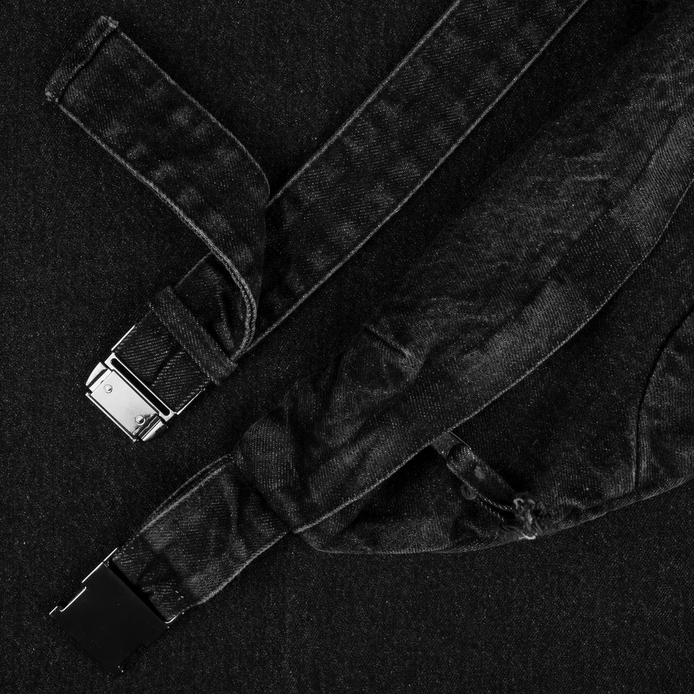 Поясная сумка W6, черная (Изображение 5)