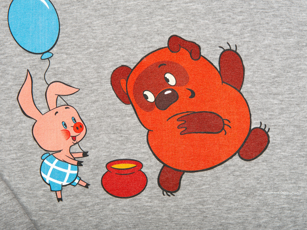 Толстовка с капюшоном Винни-Пух женская (Изображение 2)