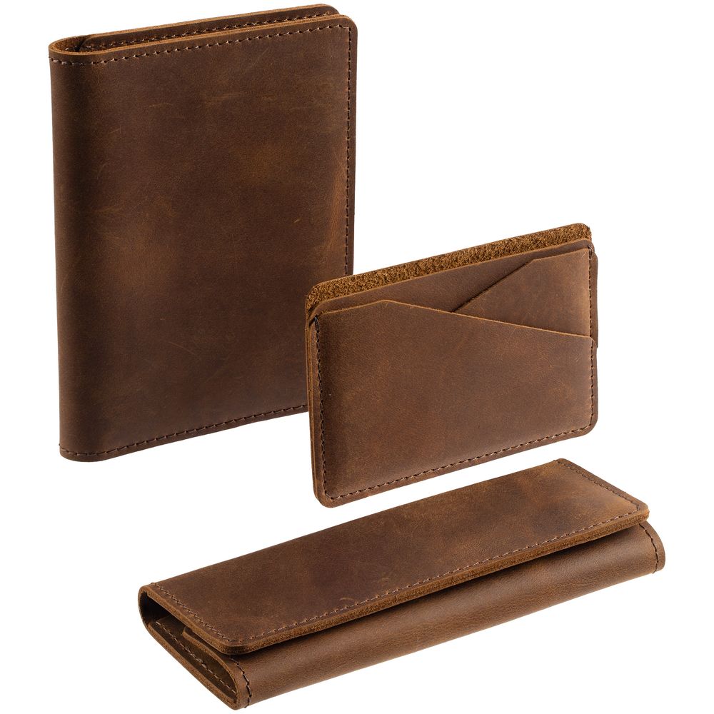 Обложка для паспорта inStream, коричневая (Изображение 8)