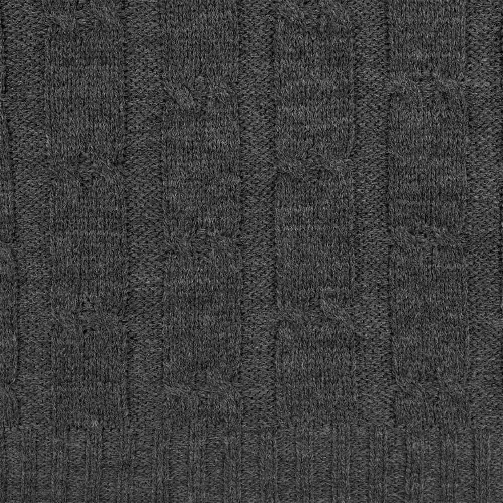 Плед Trenza, темно-серый (Изображение 3)