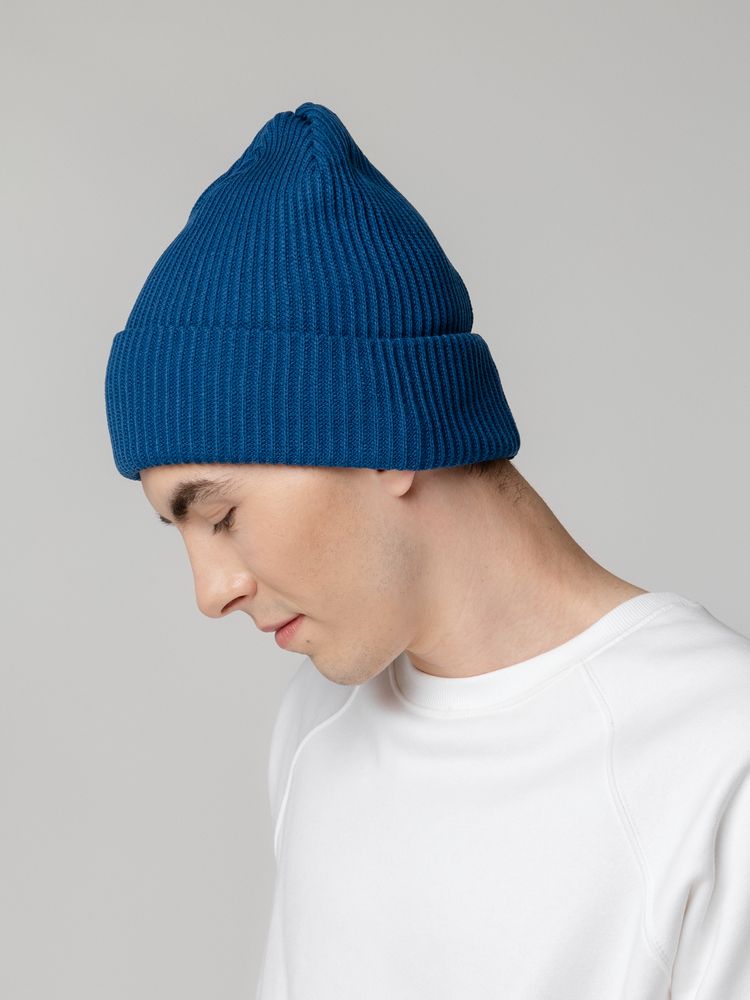 Шапка Franky, темно-синяя (лазурная) (Изображение 5)