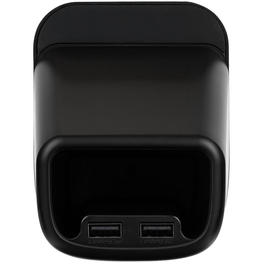 Настольный органайзер с зарядкой, лампой и вентилятором powerTower, черный (Изображение 8)