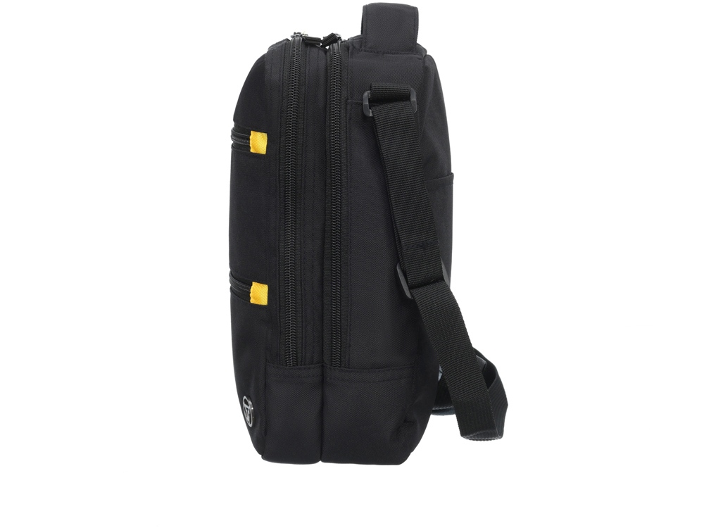 Сумка-планшет TORBER, черный/серый, полиэстер M2, 22 x 9 x 29 см (Изображение 3)