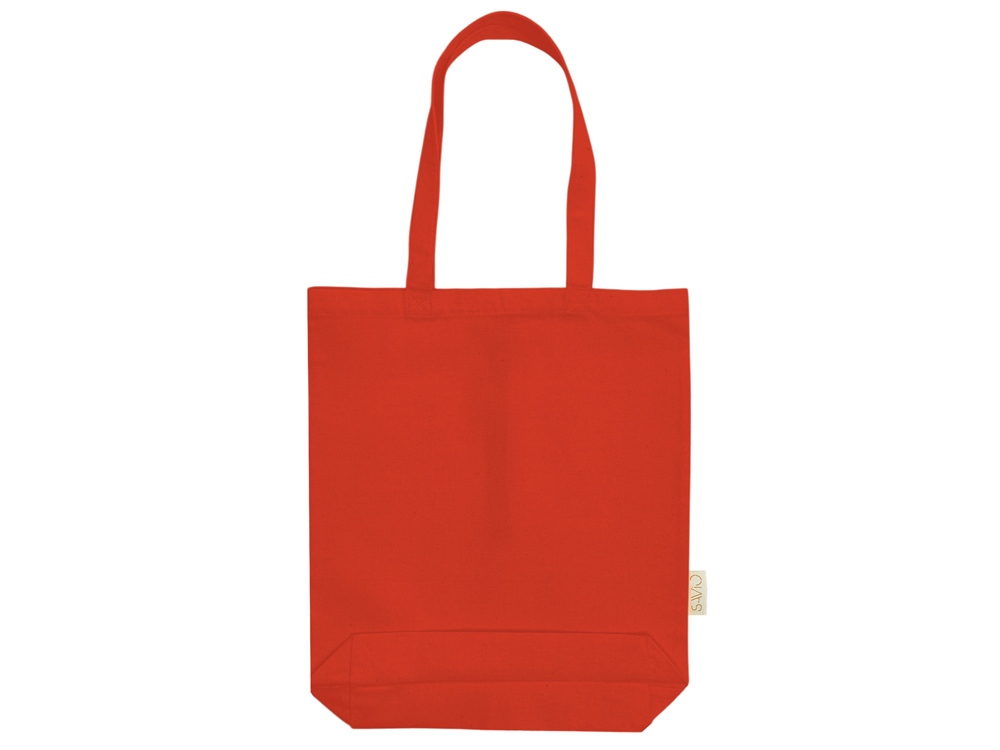 Сумка Fixy из переработанного хлопка 220 г/м2 с фиксирующей лентой (красный)  (Изображение 8)