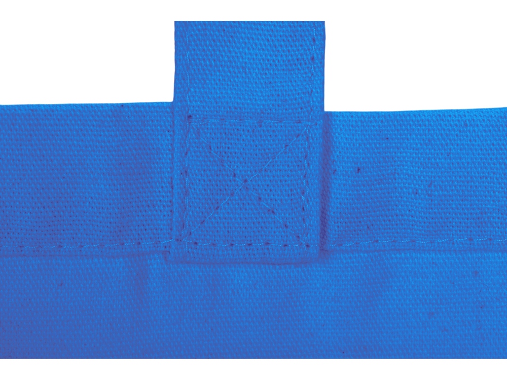 Сумка Fixy из переработанного хлопка 220 г/м2 с фиксирующей лентой (синий)  (Изображение 9)