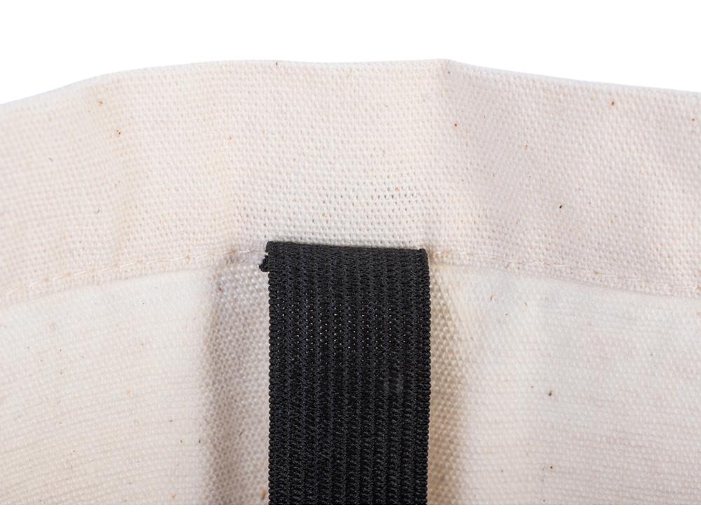 Сумка Fixy из переработанного хлопка 220 г/м2 с фиксирующей лентой (натуральный)  (Изображение 7)