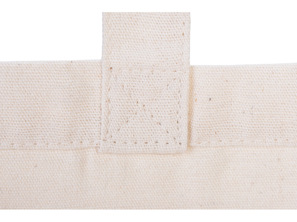 Сумка Fixy из переработанного хлопка 220 г/м2 с фиксирующей лентой (натуральный)  (Изображение 9)