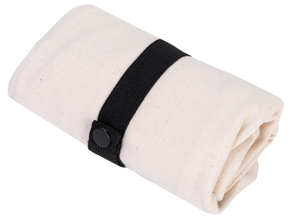 Сумка Fixy из переработанного хлопка 220 г/м2 с фиксирующей лентой (натуральный)  (Изображение 10)