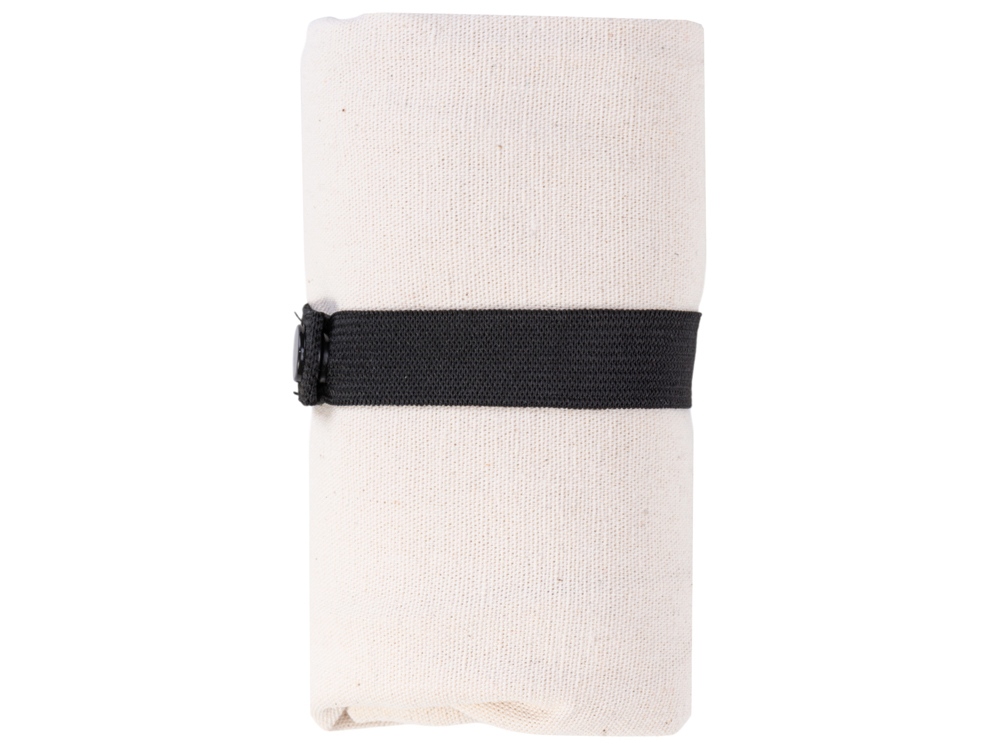 Сумка Fixy из переработанного хлопка 220 г/м2 с фиксирующей лентой (натуральный)  (Изображение 11)