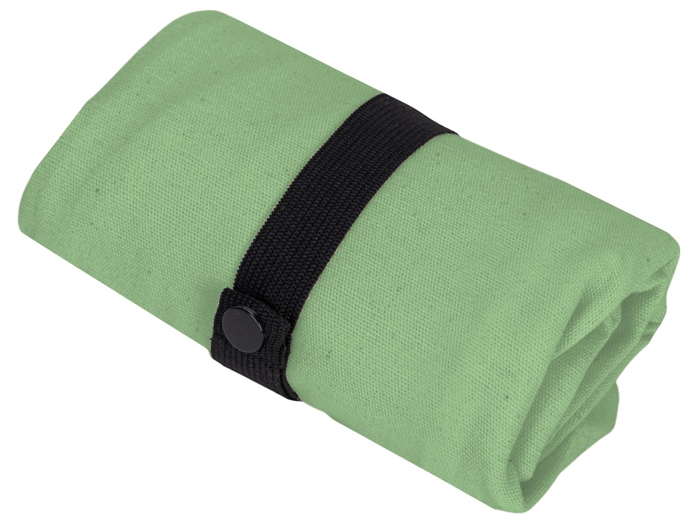 Сумка Fixy из переработанного хлопка 220 г/м2 с фиксирующей лентой (зеленое яблоко)  (Изображение 10)