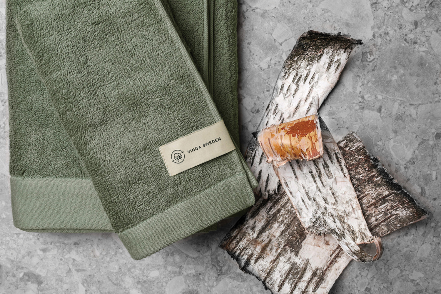 Полотенце VINGA Birch, 40x70 см (Изображение 5)