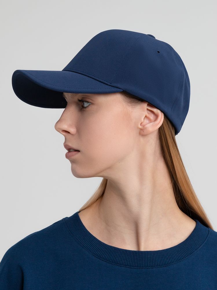 Бейсболка Kosmos, темно-синяя (Изображение 7)