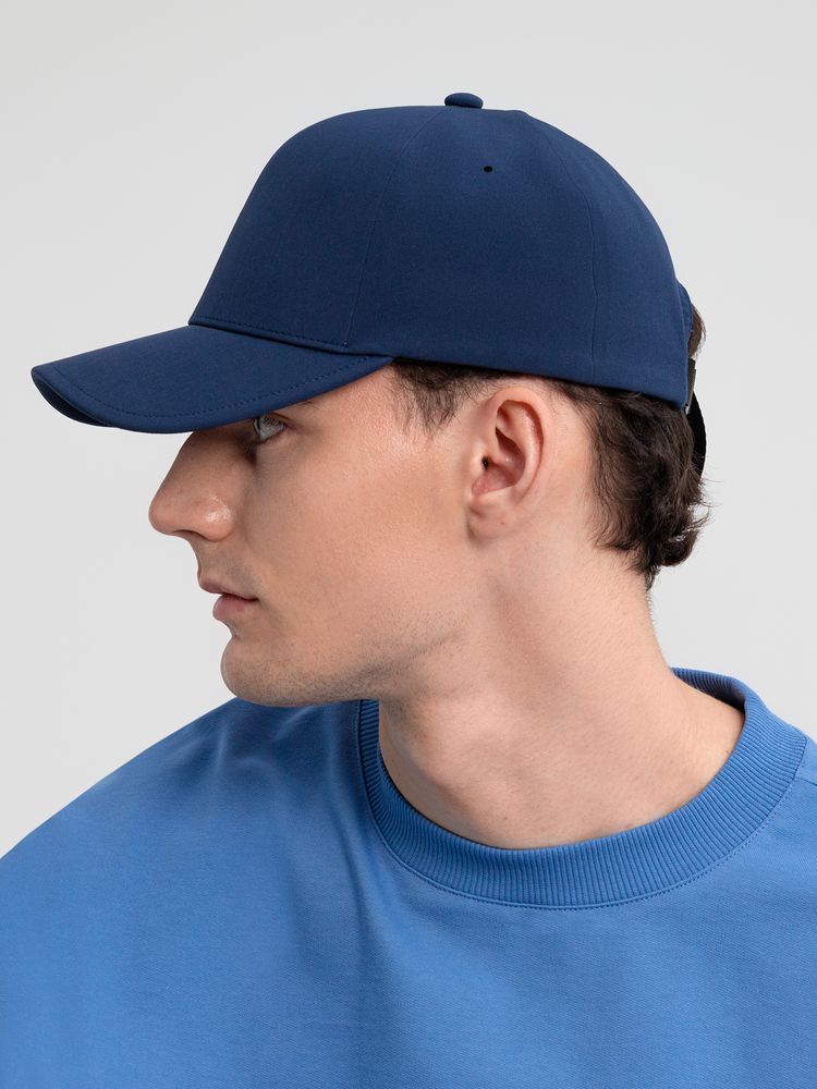 Бейсболка Kosmos, темно-синяя (Изображение 8)
