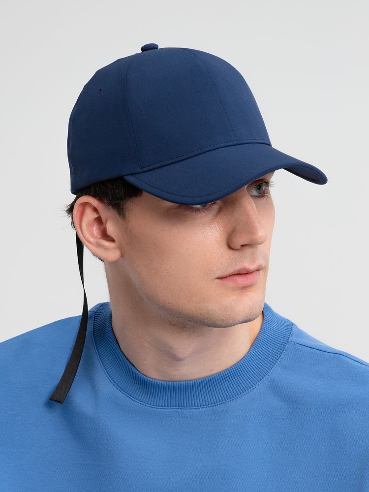 Бейсболка Kosmos, темно-синяя (Изображение 9)