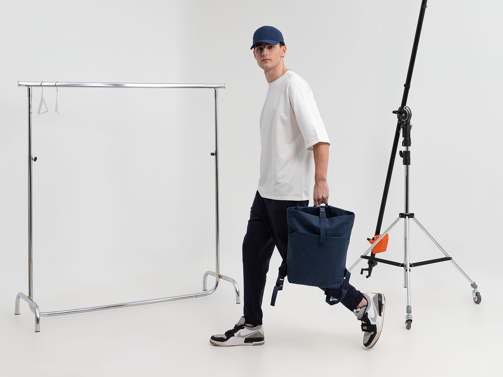 Бейсболка Kosmos, темно-синяя (Изображение 10)