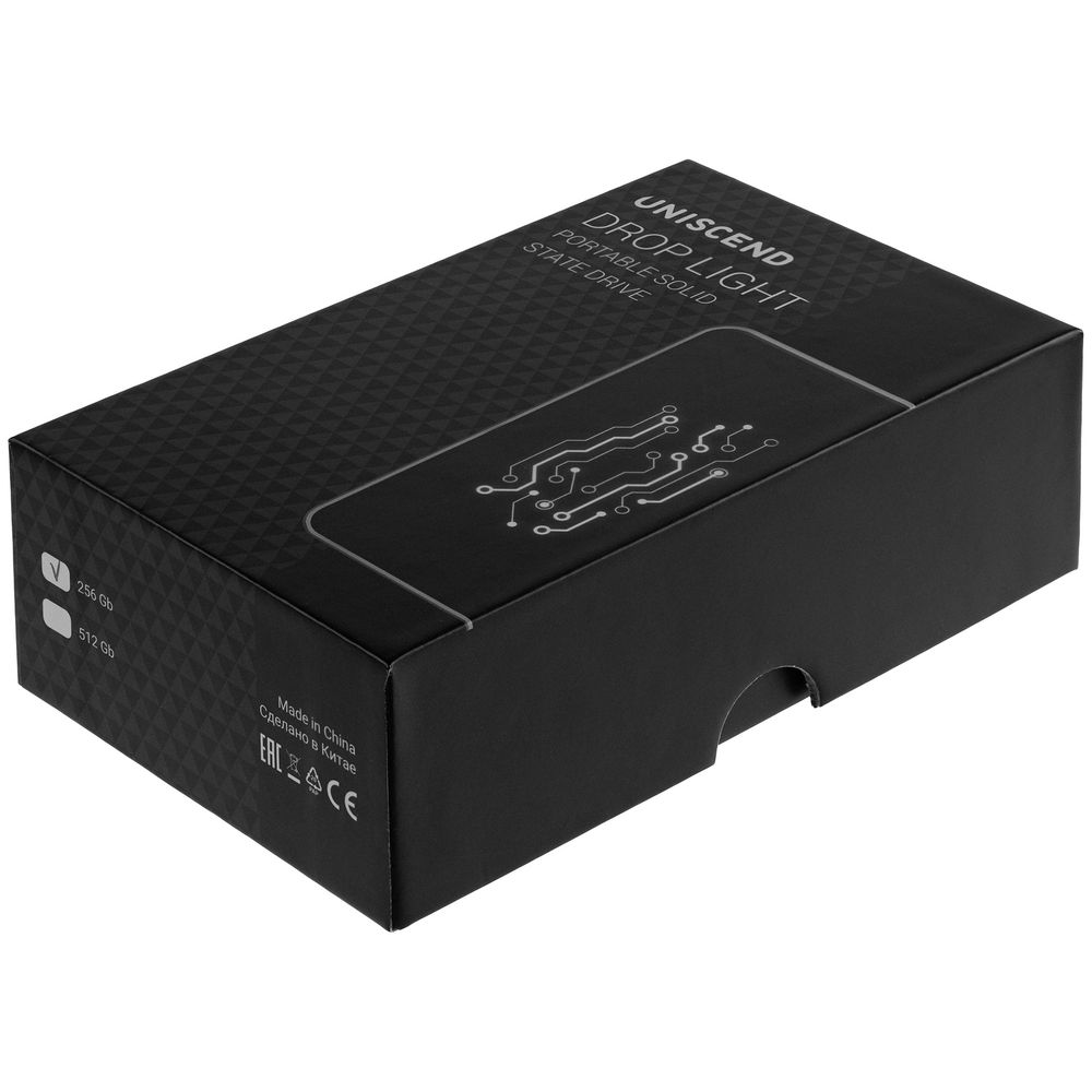 Внешний SSD диск Drop Light, с подсветкой гравировки, 256 Гб (Изображение 11)