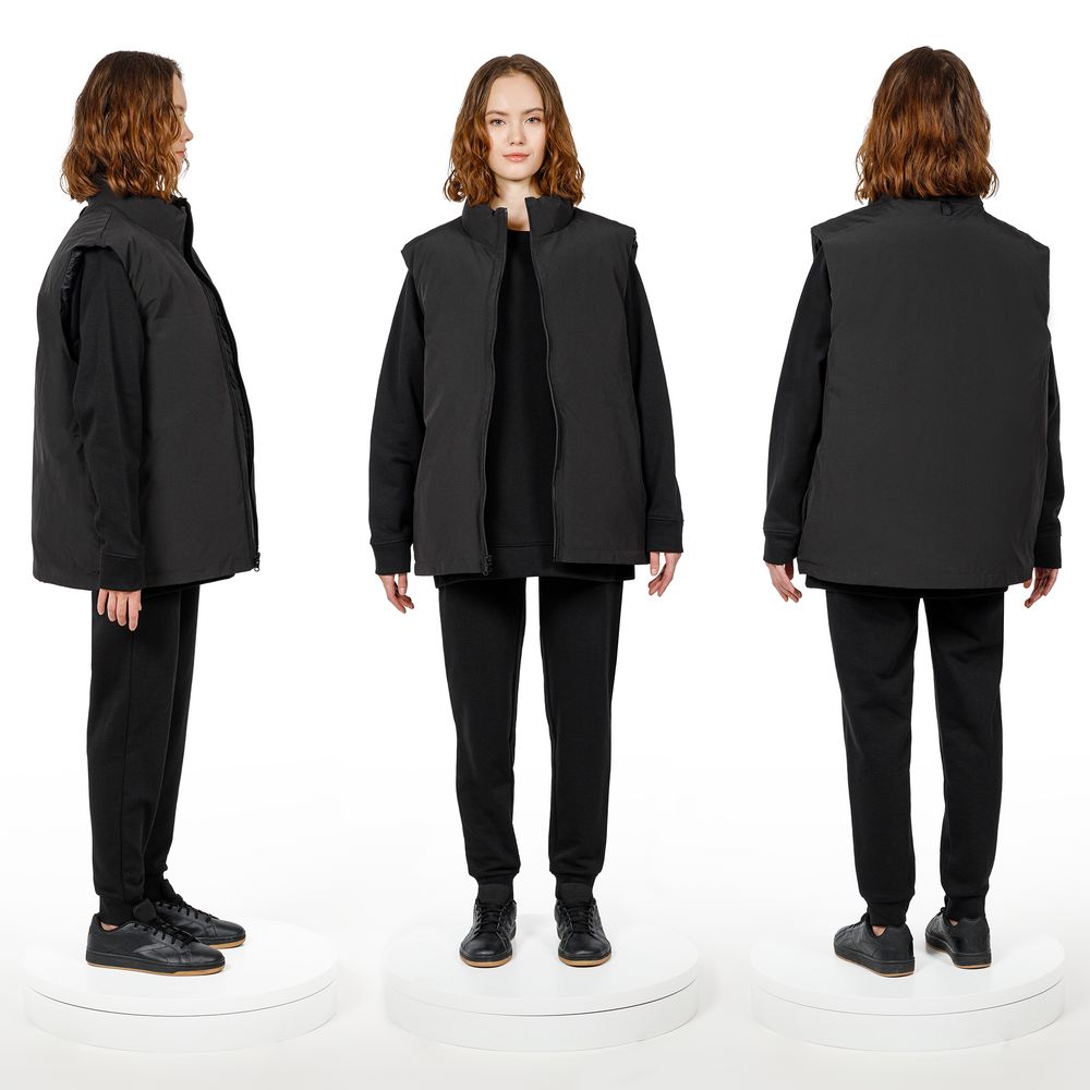 Жилет двусторонний V2, черный, размер 3XL/4XL (Изображение 5)