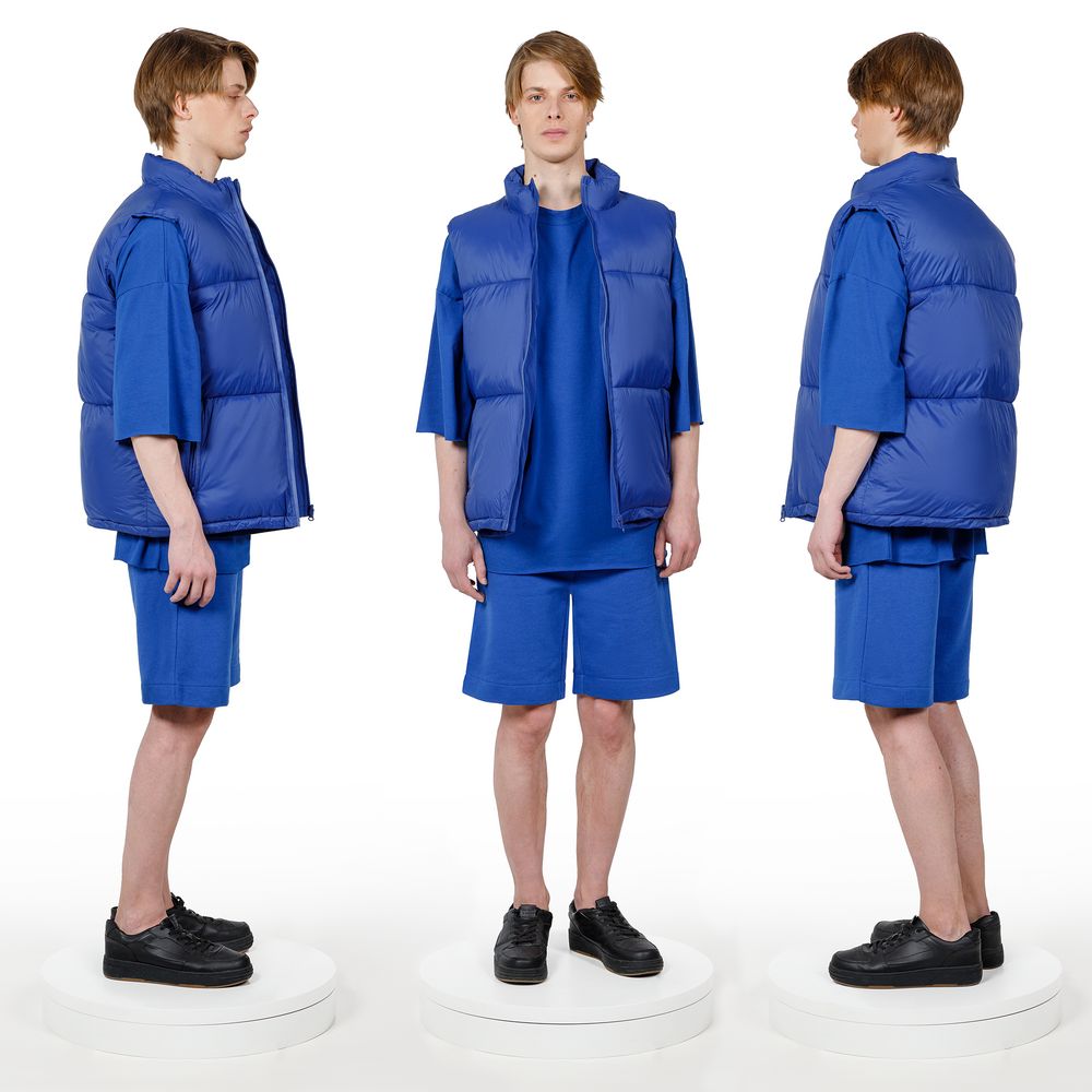 Жилет двусторонний V2, синий, размер XL/XXL (Изображение 8)