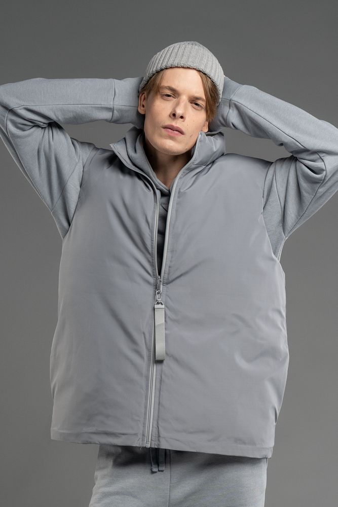 Жилет двусторонний V2, серый, размер 3XL/4XL (Изображение 4)