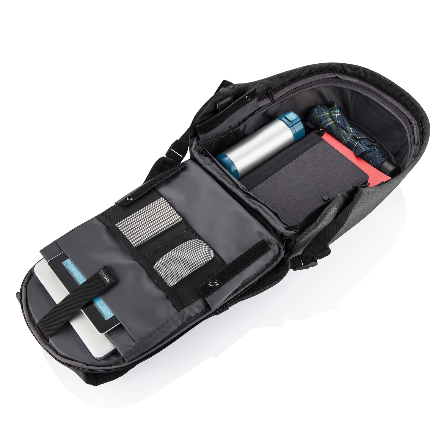 Антикражный рюкзак Bobby Hero Small, черный (Изображение 15)