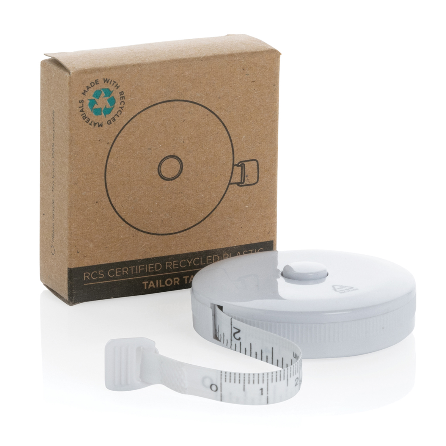 Сантиметр Tailor из переработанного пластика RCS, 1,5 м (Изображение 6)