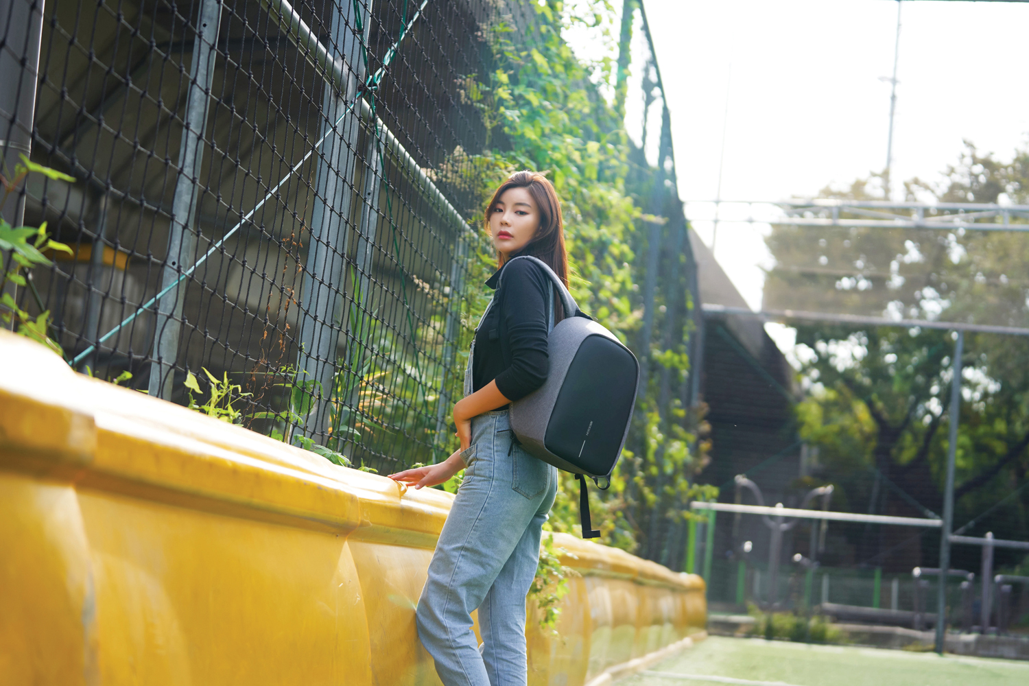 Антикражный рюкзак Bobby Hero Small, серый (Изображение 16)