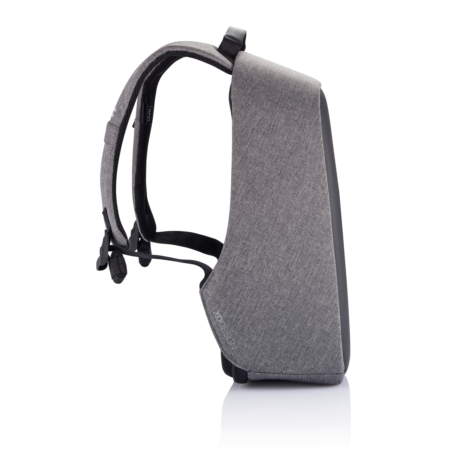 Антикражный рюкзак Bobby Hero Small, серый (Изображение 5)