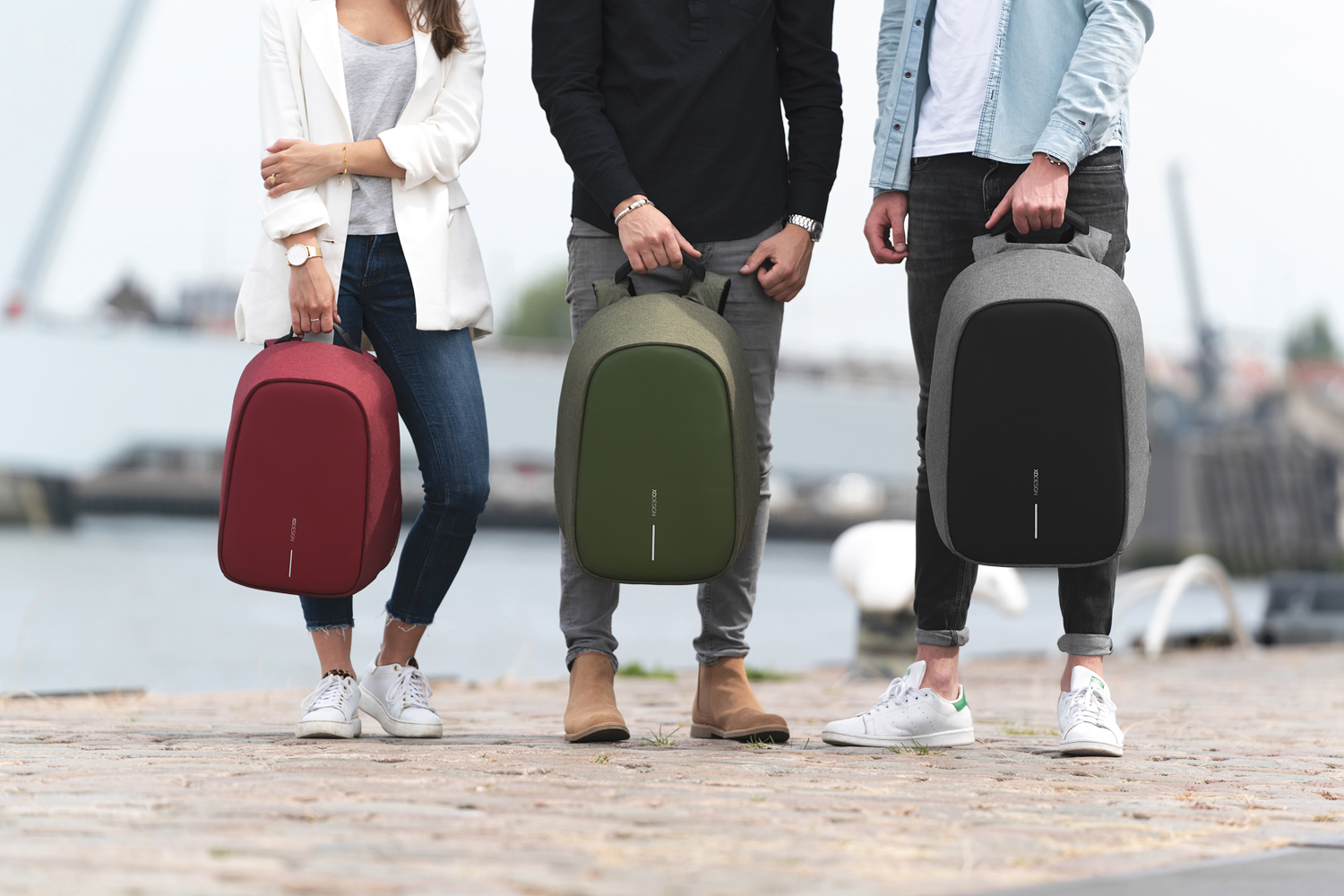 Антикражный рюкзак Bobby Hero Small, красный (Изображение 4)