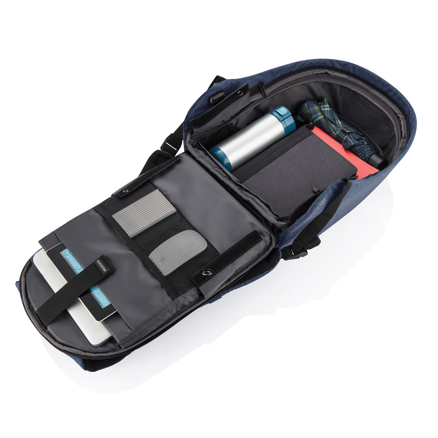 Антикражный рюкзак Bobby Hero Small, синий (Изображение 15)