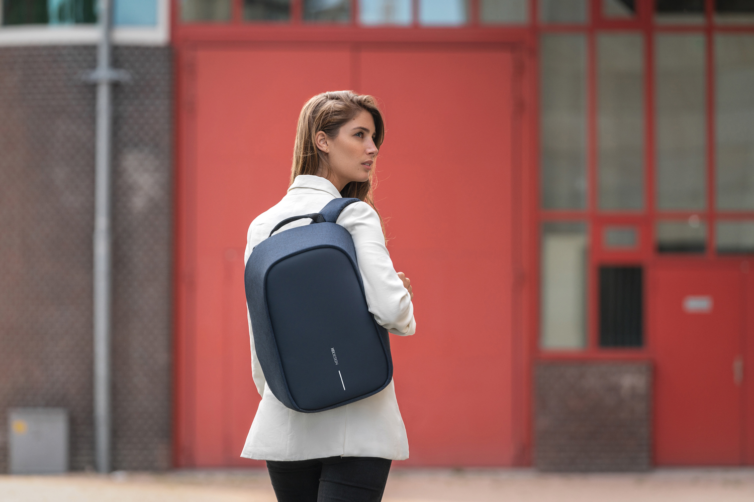 Антикражный рюкзак Bobby Hero Small, синий (Изображение 4)