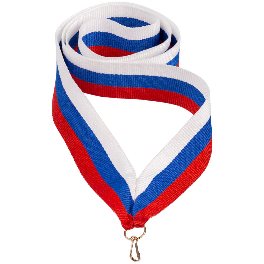 Лента с карабином Champ, триколор (Изображение 2)
