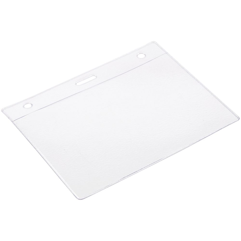 Карман для бейджа Lucid, горизонтальный, из фактурного ПВХ (Изображение 2)