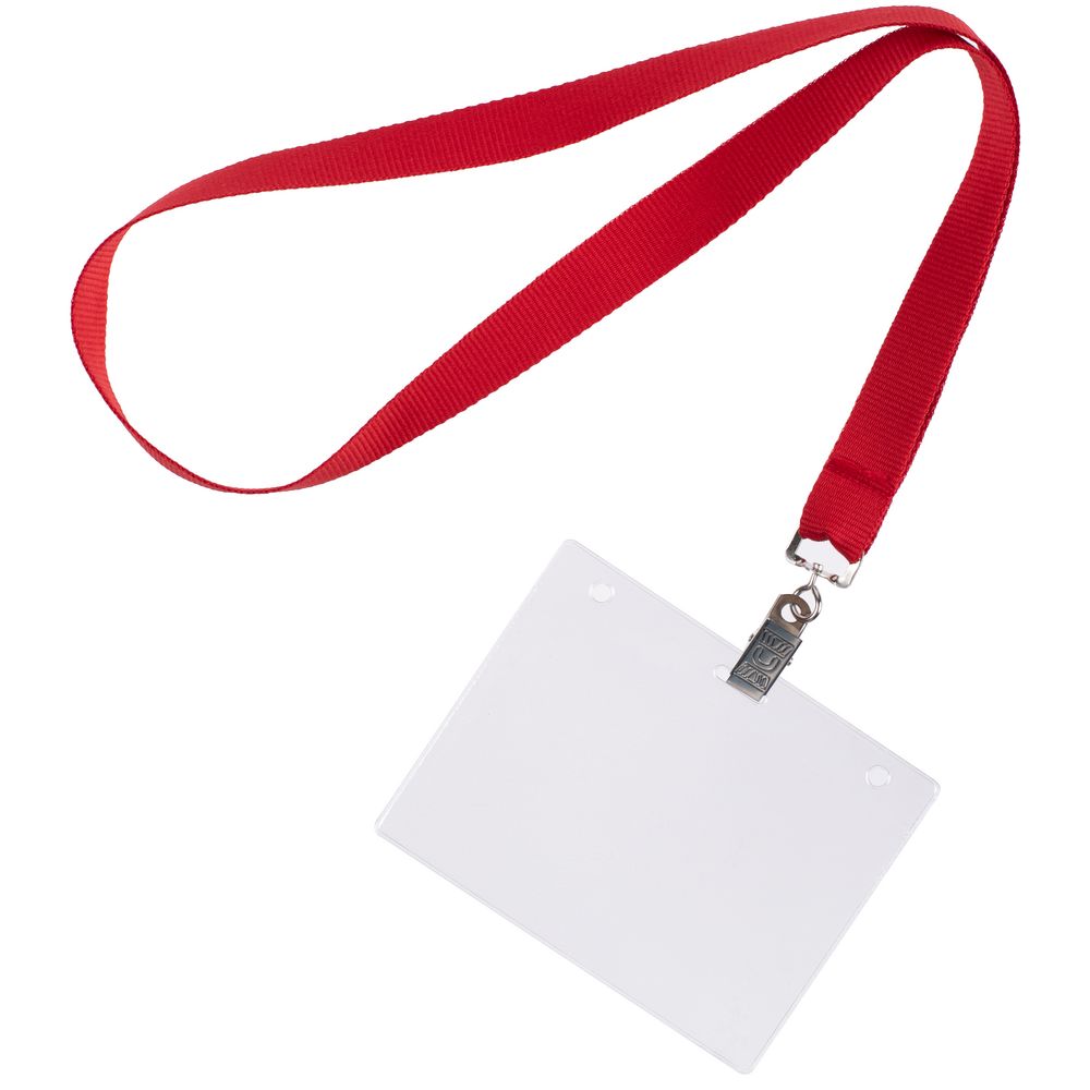 Карман для бейджа Lucid, горизонтальный, из фактурного ПВХ (Изображение 5)