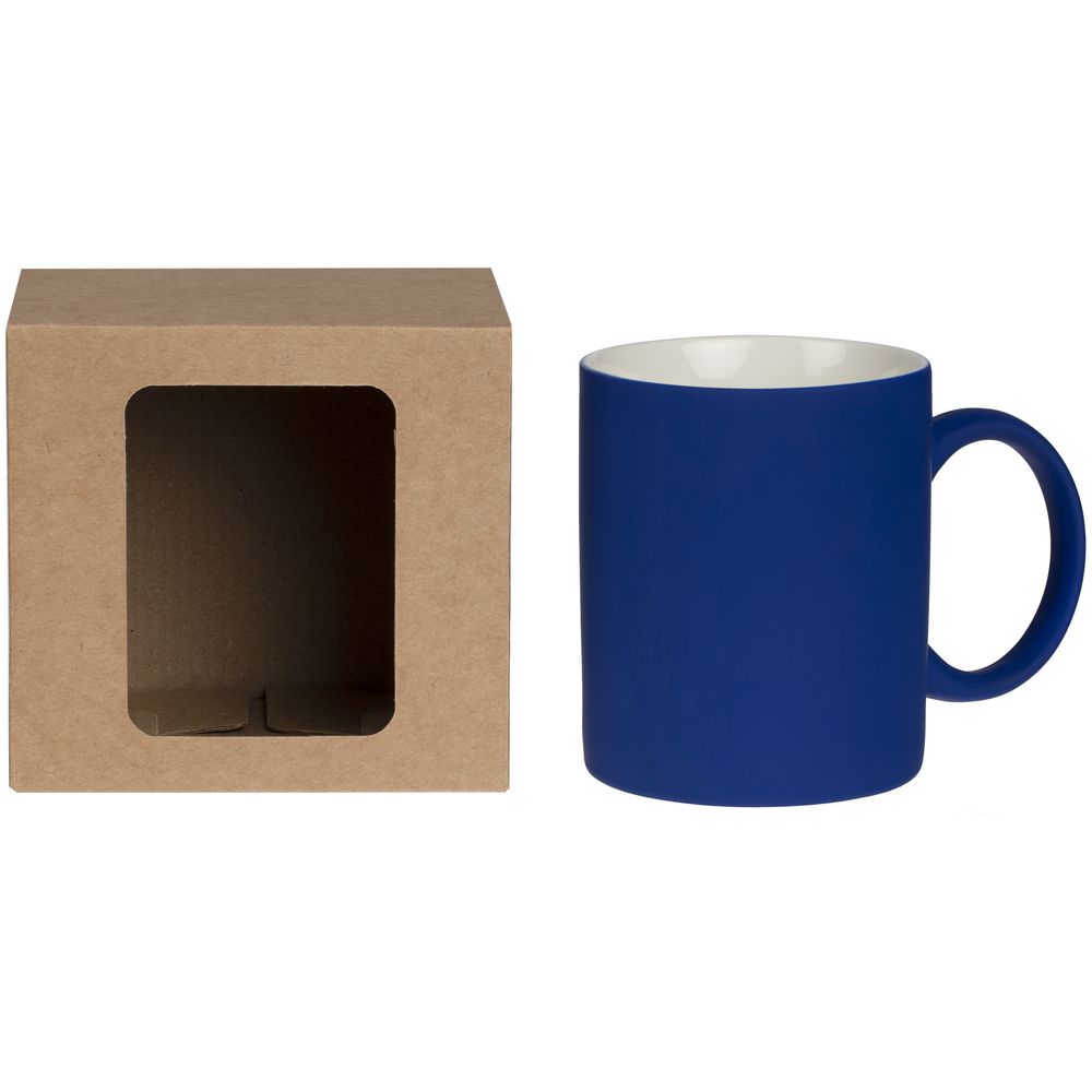 Коробка с окном для кружки Window, ver.2, крафт (Изображение 2)