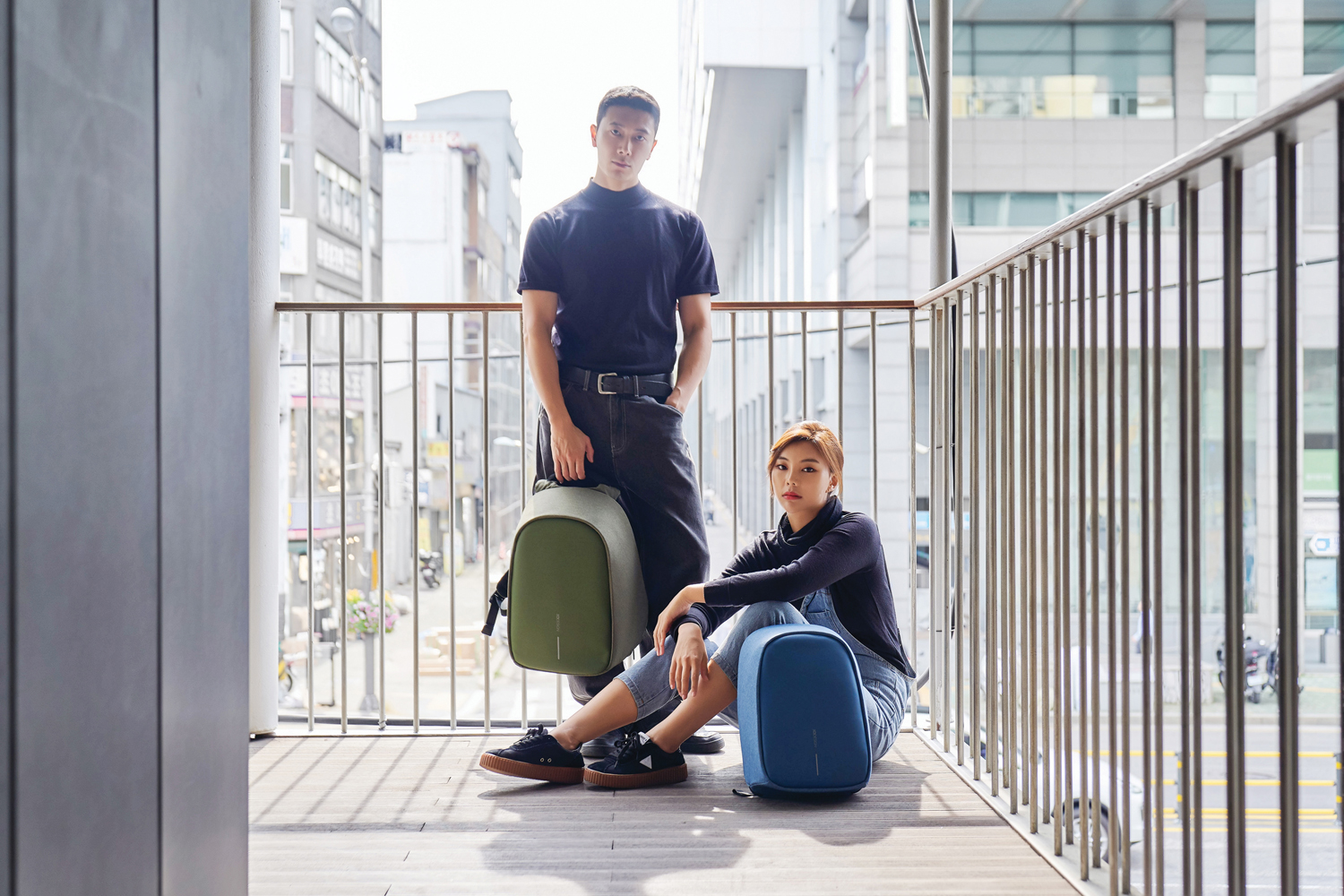 Антикражный рюкзак Bobby Hero Small, голубой (Изображение 18)