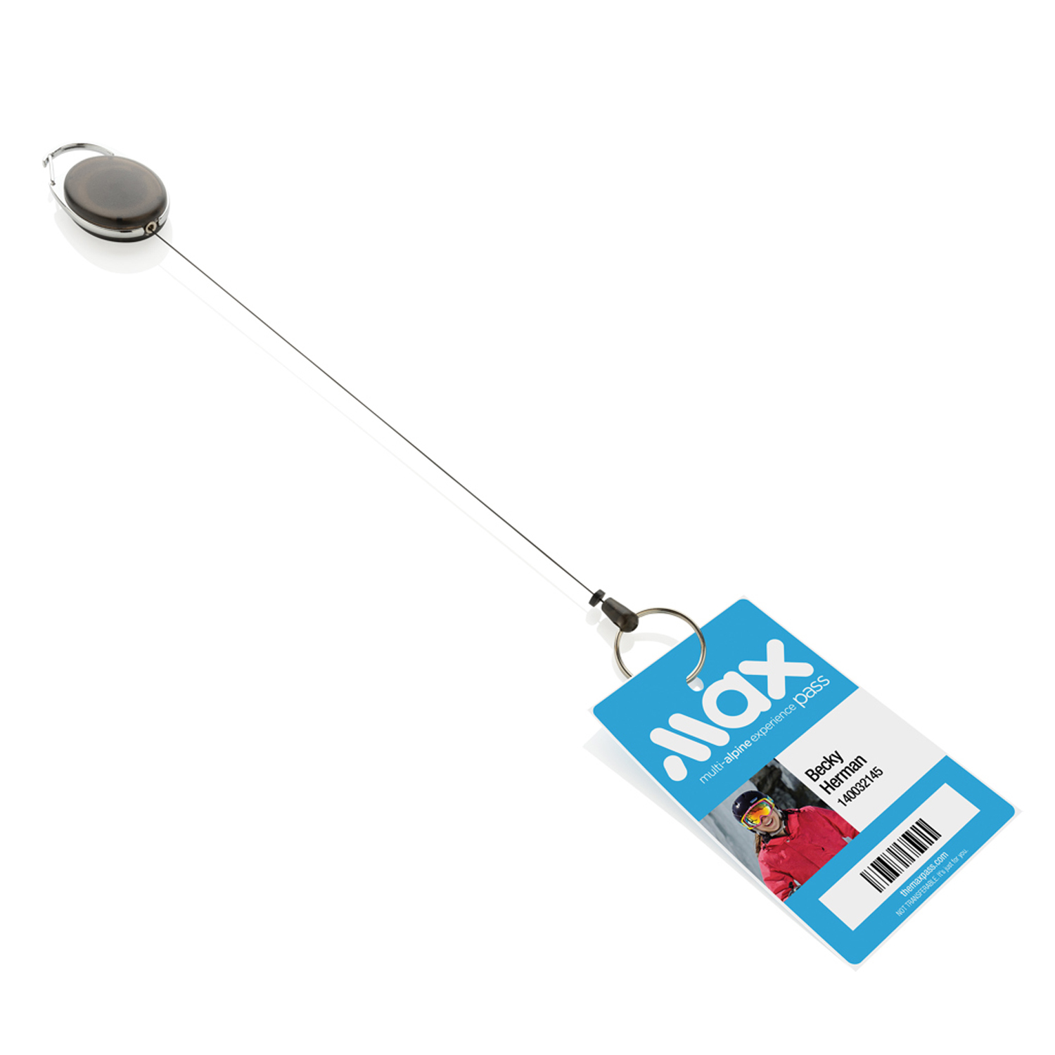 Брелок из цинка и переработанного пластика с зажимом RCS (Изображение 3)