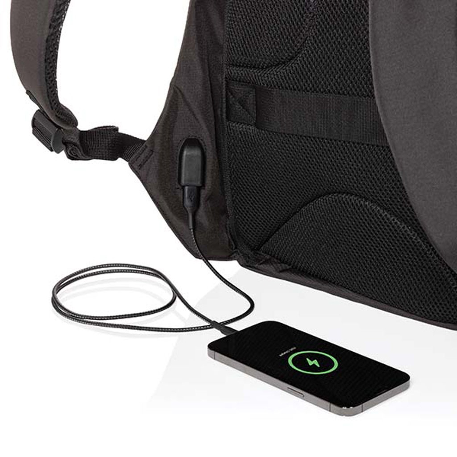 Антикражный рюкзак для ноутбука Swiss Peak из rPET AWARE™, 15,6’’ (Изображение 6)