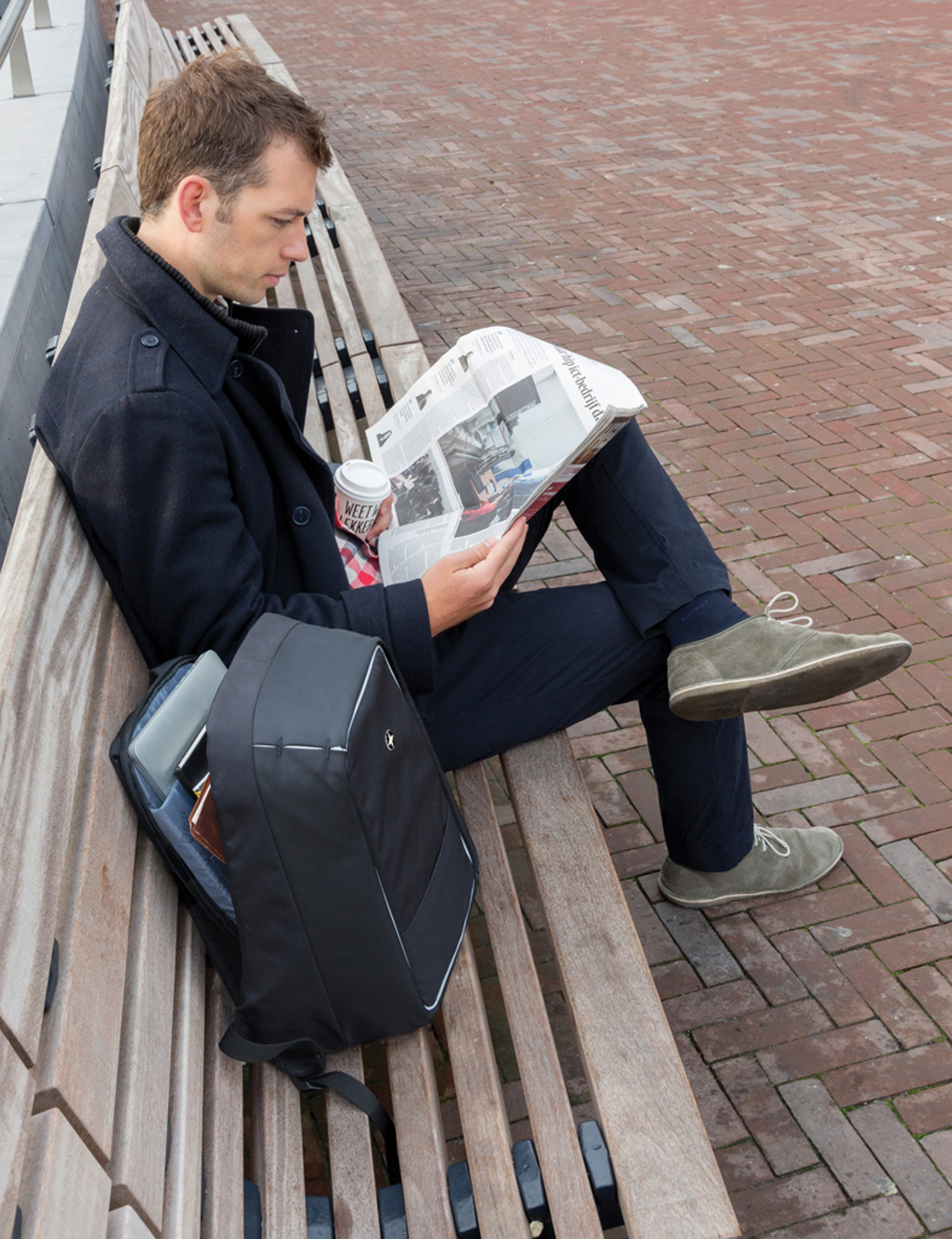 Антикражный рюкзак для ноутбука Swiss Peak из rPET AWARE™, 15,6’’ (Изображение 14)