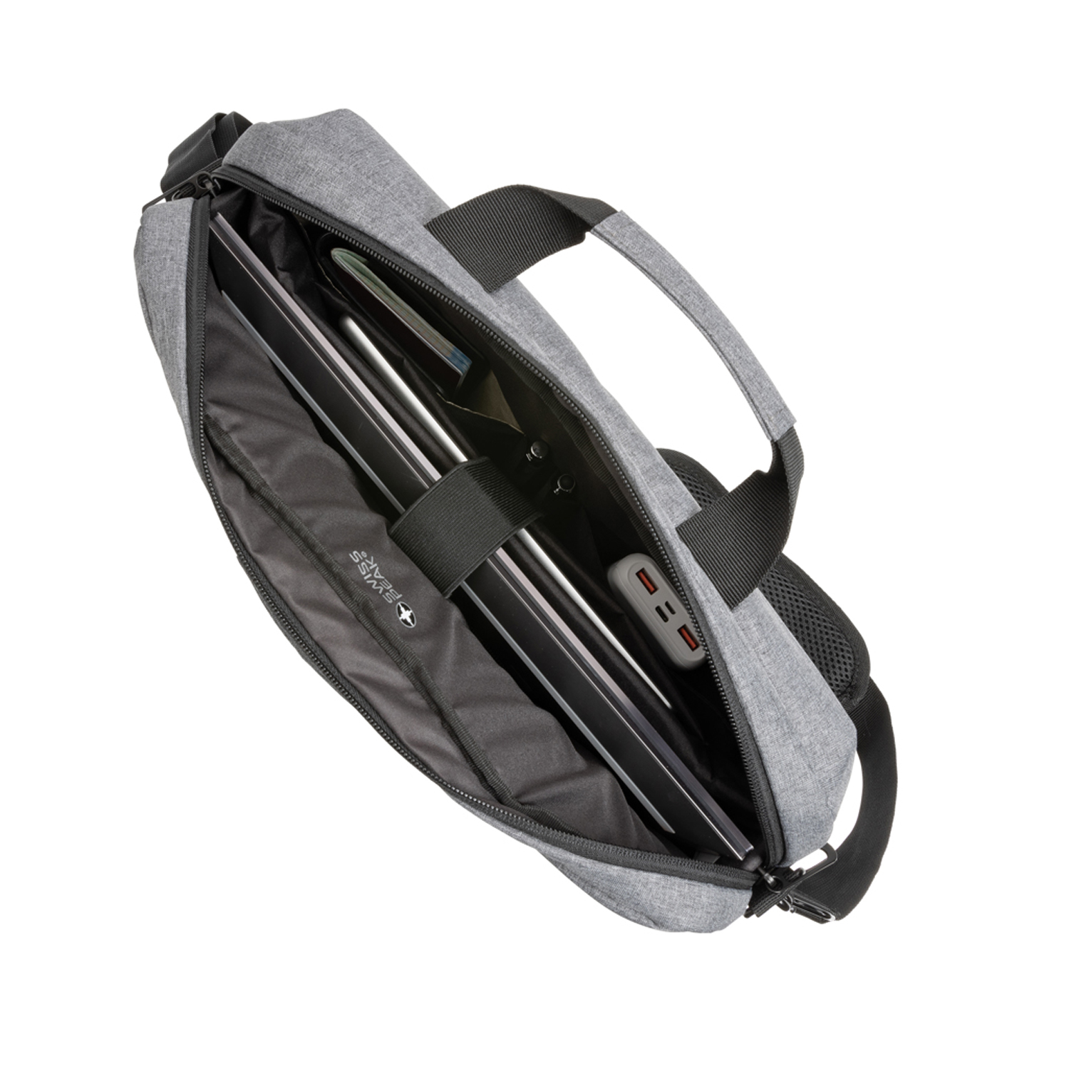 Сумка для ноутбука Swiss Peak с RFID-защитой из rPET AWARE™, 15,6’’ (Изображение 4)