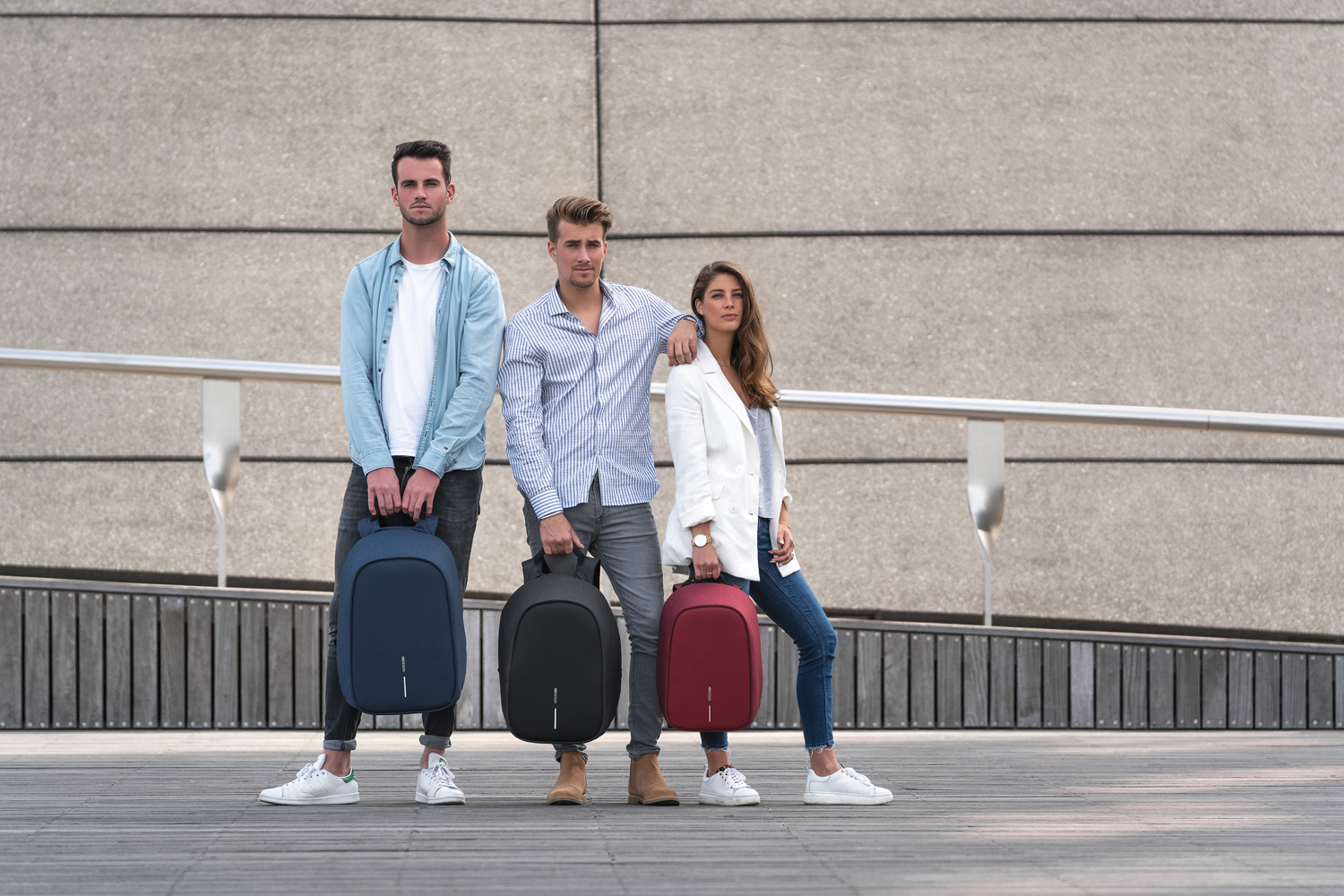 Антикражный рюкзак Bobby Hero  XL, синий (Изображение 21)