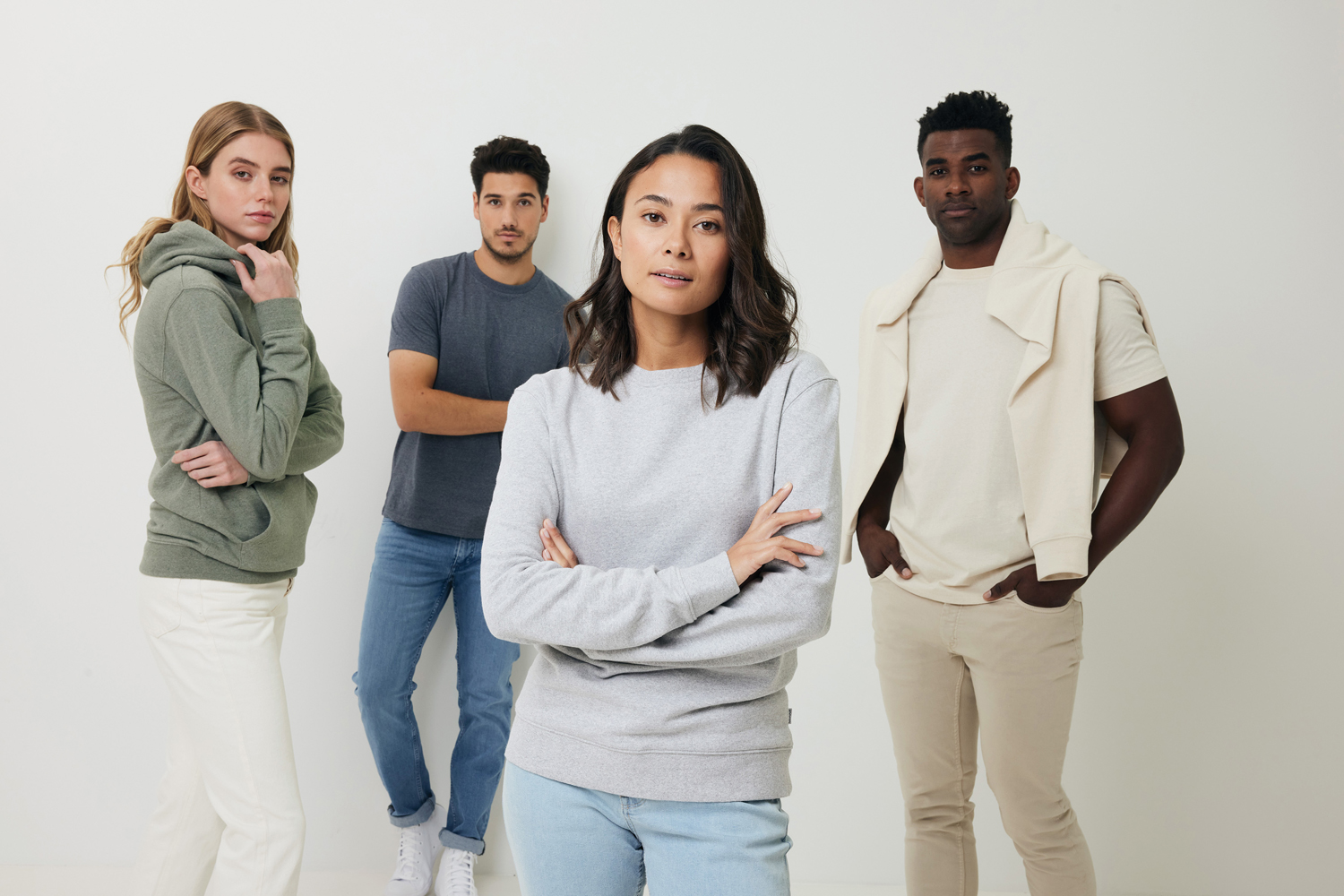 Футболка Iqoniq Manuel из переработанного неокрашенного хлопка, унисекс, 180 г/м² (Изображение 18)