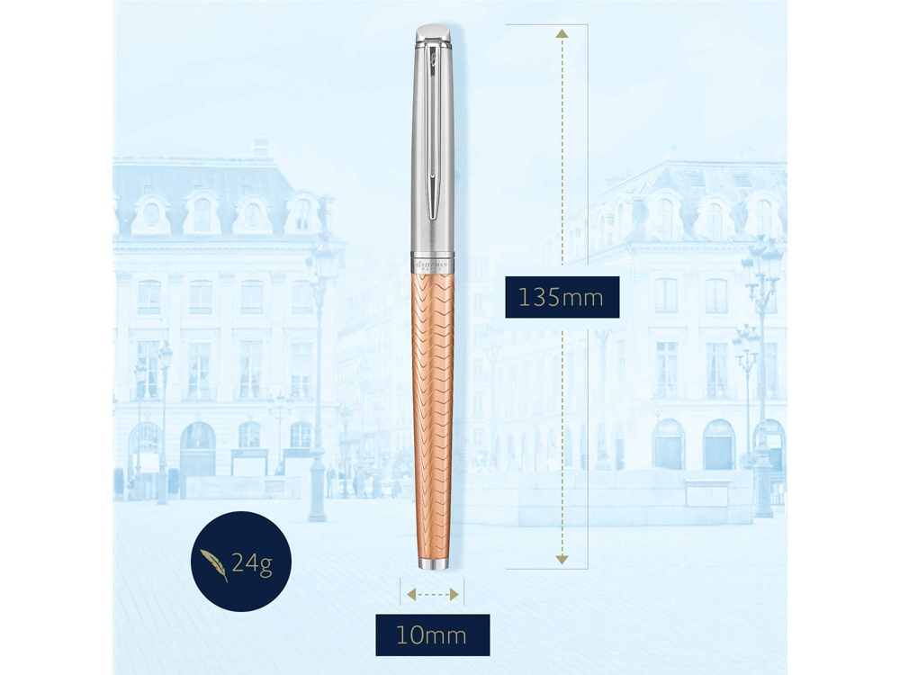 Перьевая ручка Waterman Hemisphere Deluxe Rose Wave (Изображение 4)