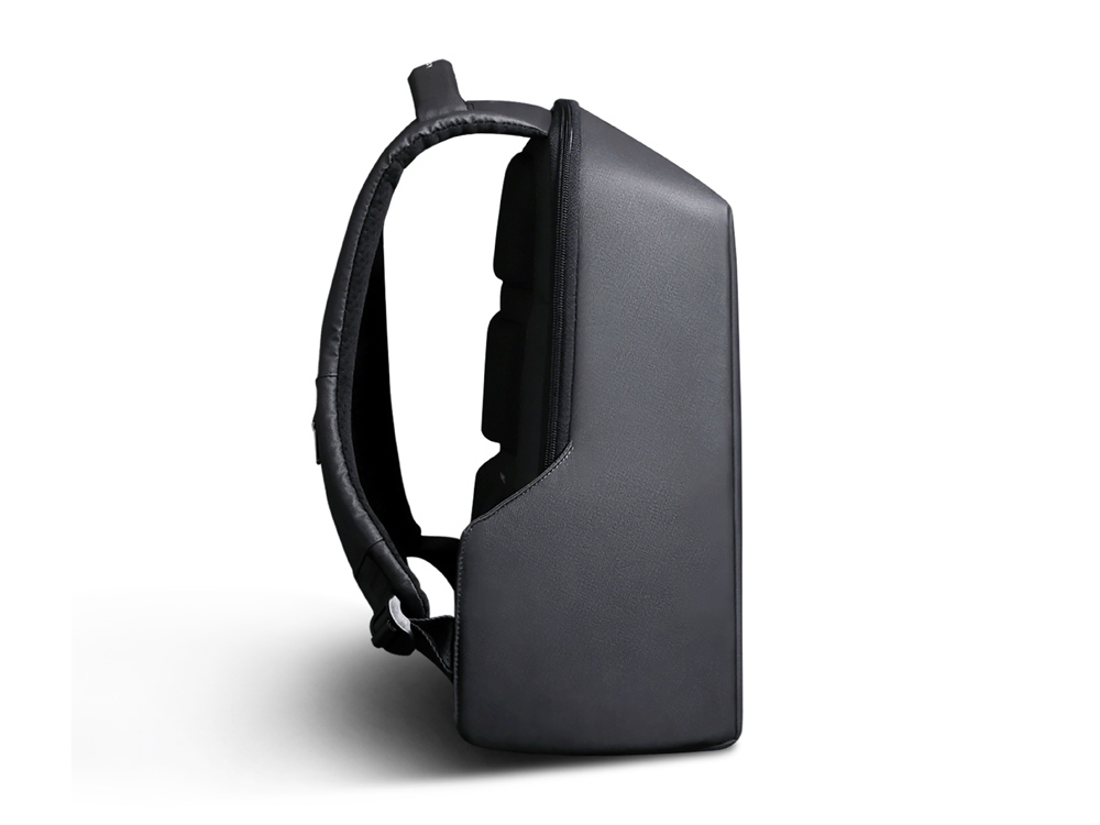 Водостойкий антикражный рюкзак Hipack для ноутбука 15.6, черный (Изображение 4)