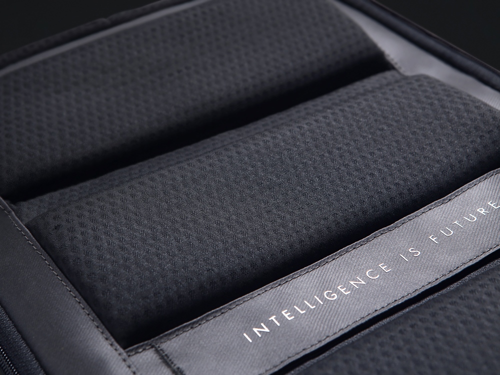 Водостойкий антикражный рюкзак Hipack для ноутбука 15.6, черный (Изображение 16)