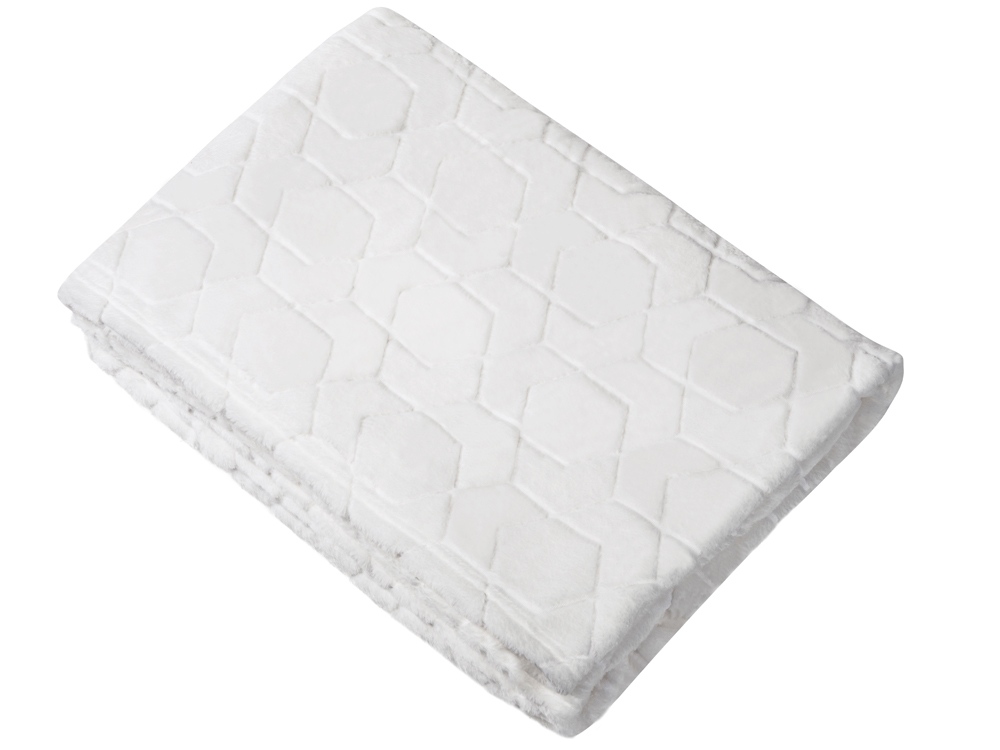 Светящийся в темноте плед Lattice (белый)  (Изображение 7)