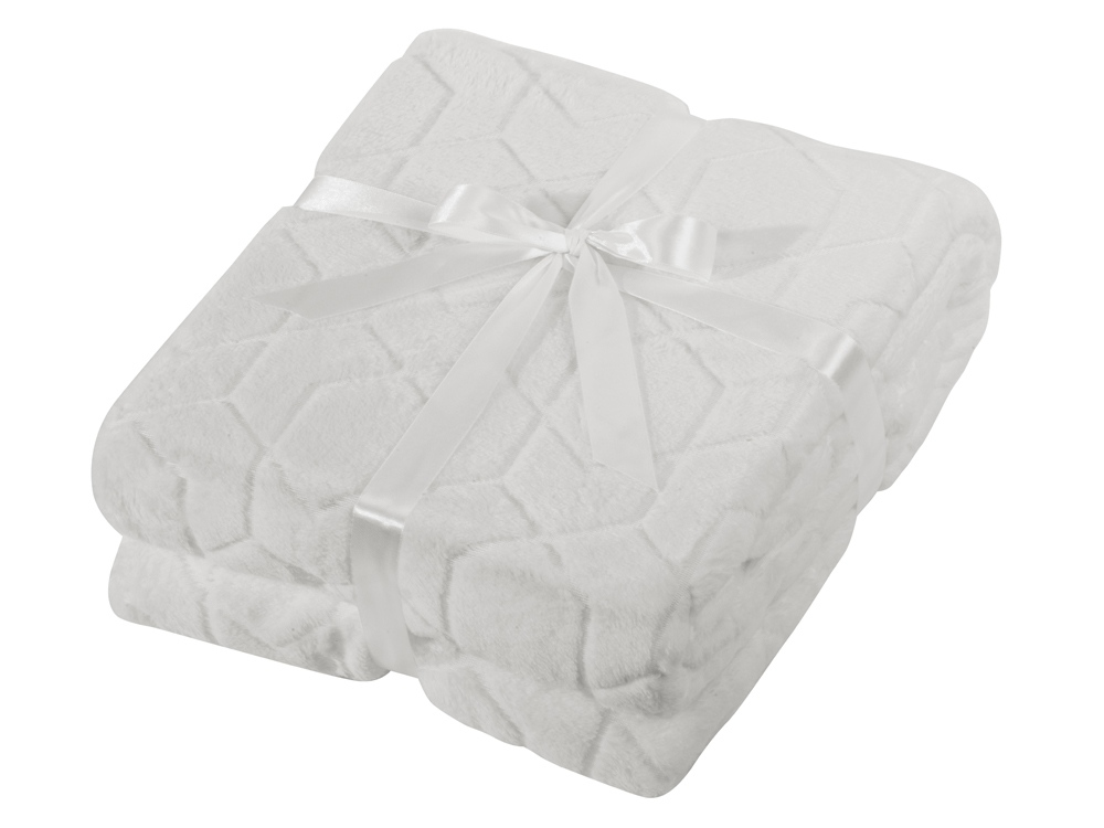 Светящийся в темноте плед Lattice (белый)  (Изображение 3)