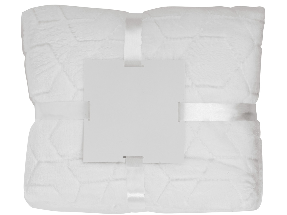 Светящийся в темноте плед Lattice (белый)  (Изображение 4)